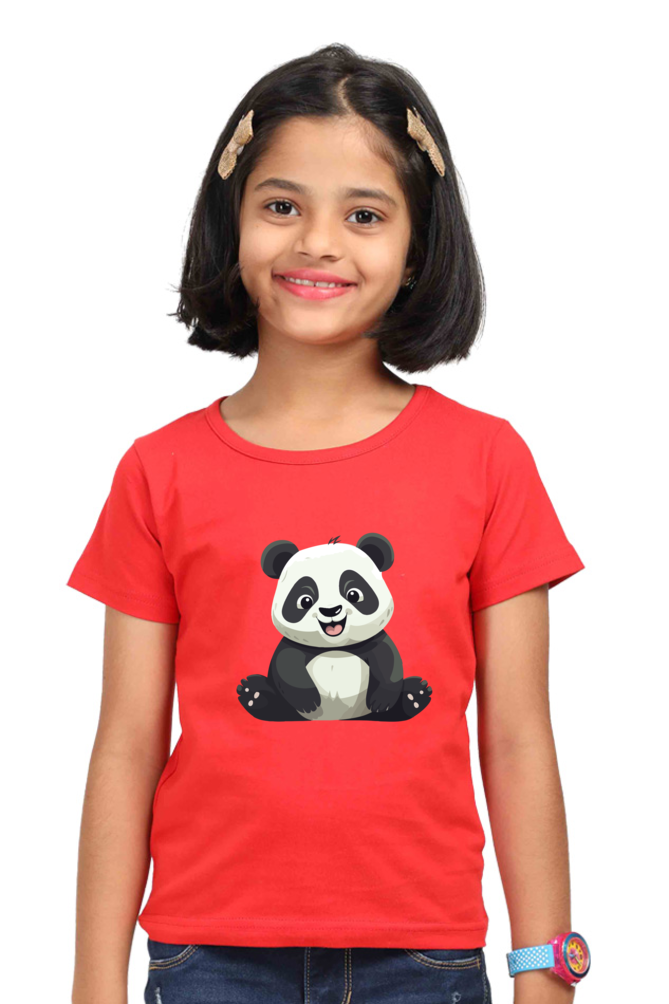 Cute Panda - TrendsOnMove Kids Graphic Printed T-Shirt