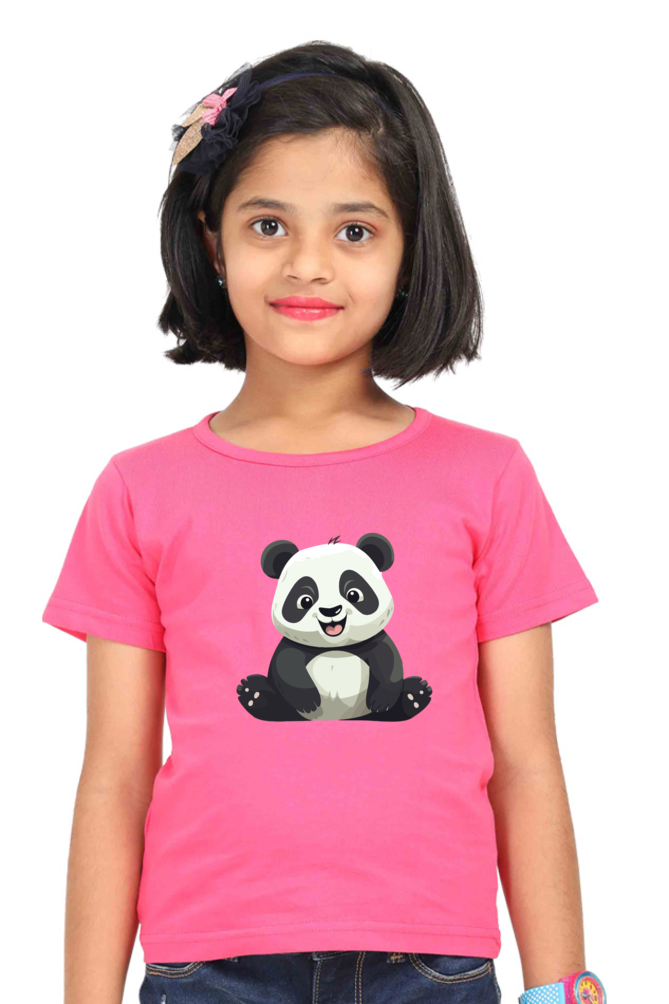 Cute Panda - TrendsOnMove Kids Graphic Printed T-Shirt