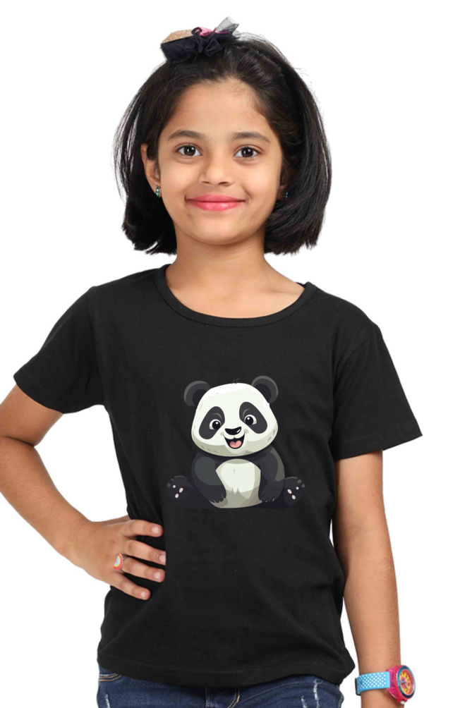 Cute Panda - TrendsOnMove Kids Graphic Printed T-Shirt
