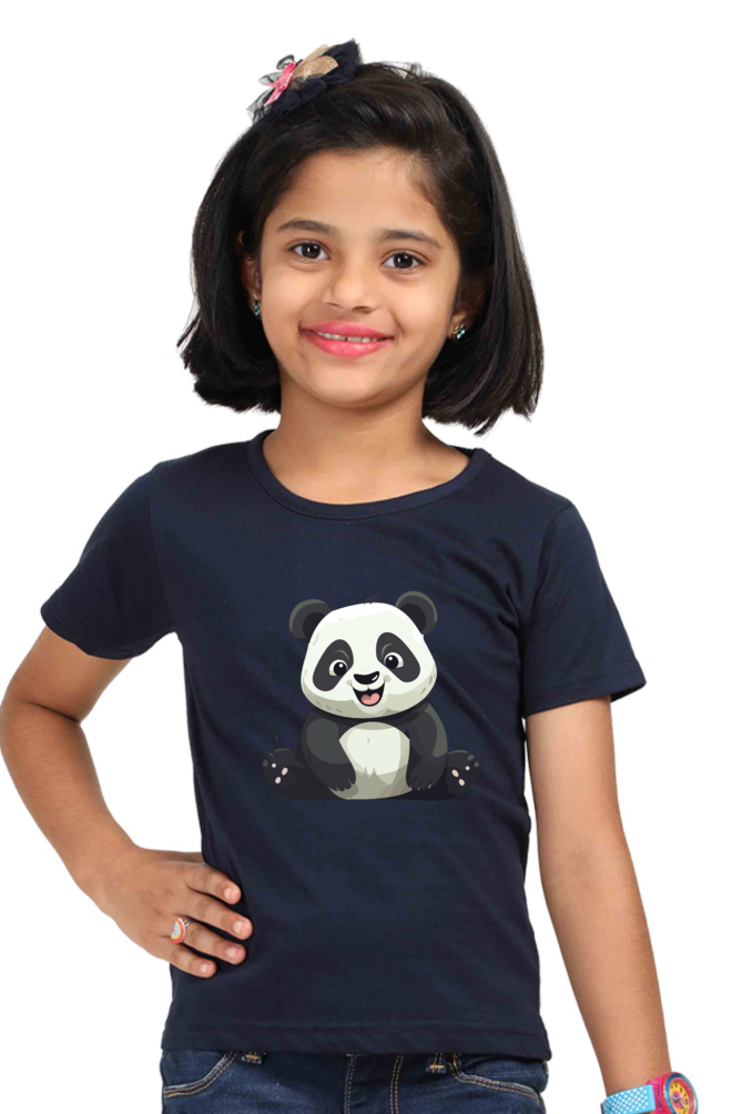 Cute Panda - TrendsOnMove Kids Graphic Printed T-Shirt