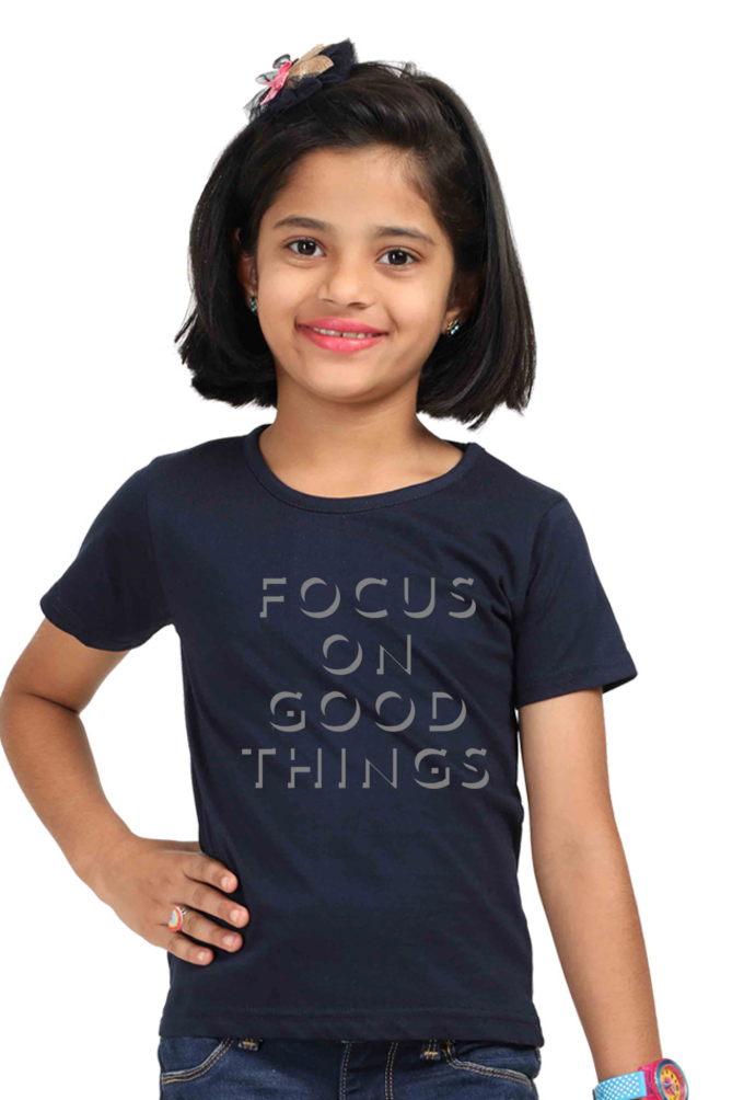 Focus On Good Things - TrendsOnMove Kids Graphic Printed T-Shirt