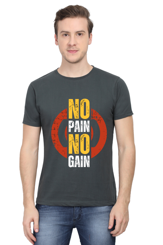 No Pain No Gain - TrendsOnMove Unisex Graphic Printed T-Shirt
