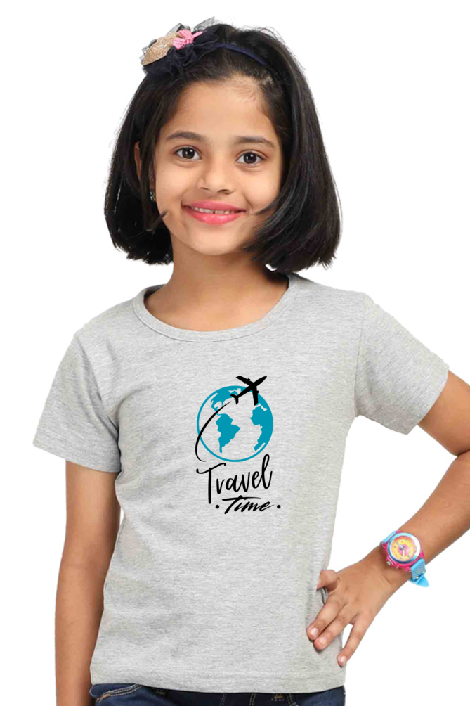 Travel Time - TrendsOnMove Kids Graphic Printed T-Shirt