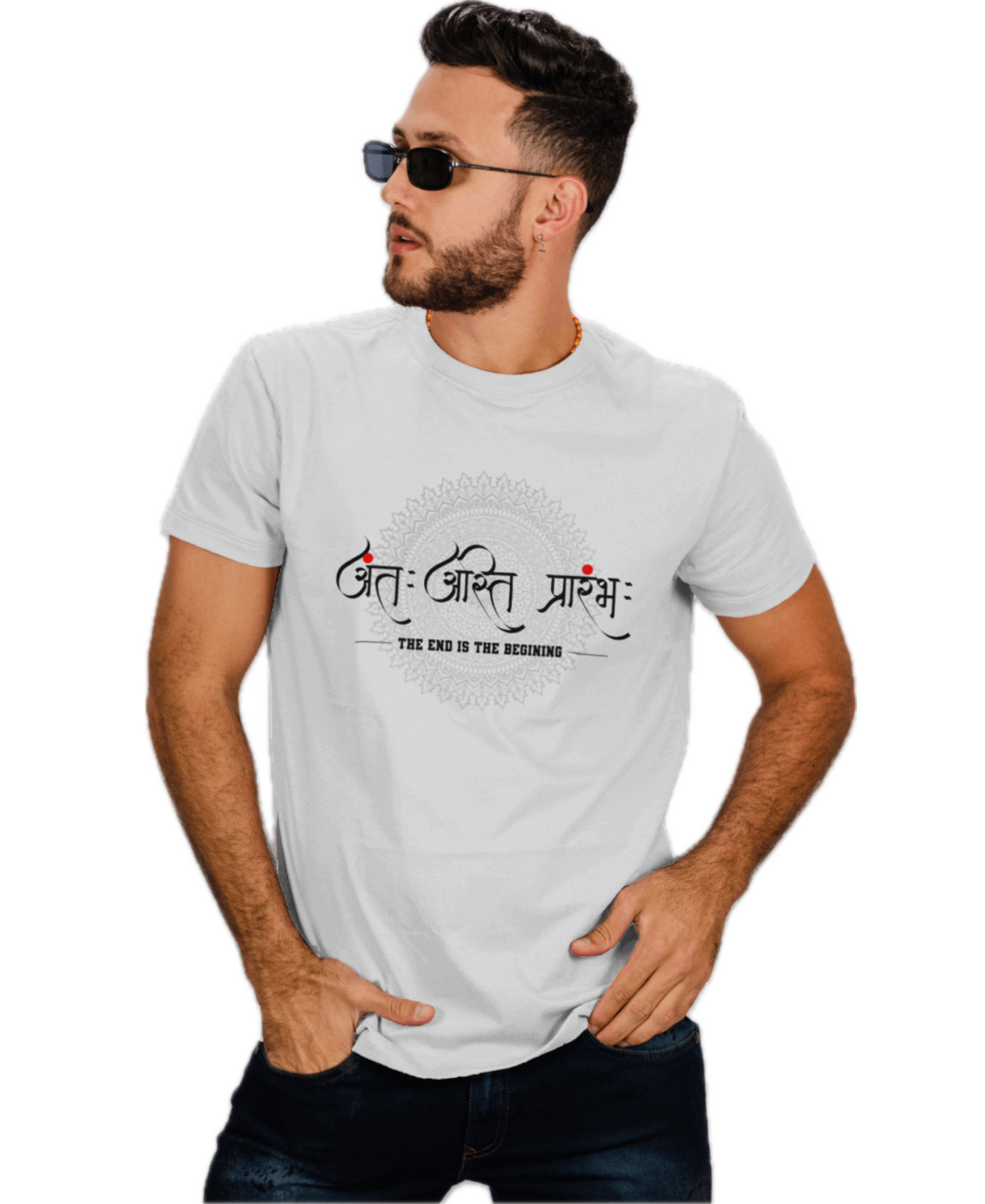 Ant Asti Prarambh - TrendsOnMove Cotton T-Shirt