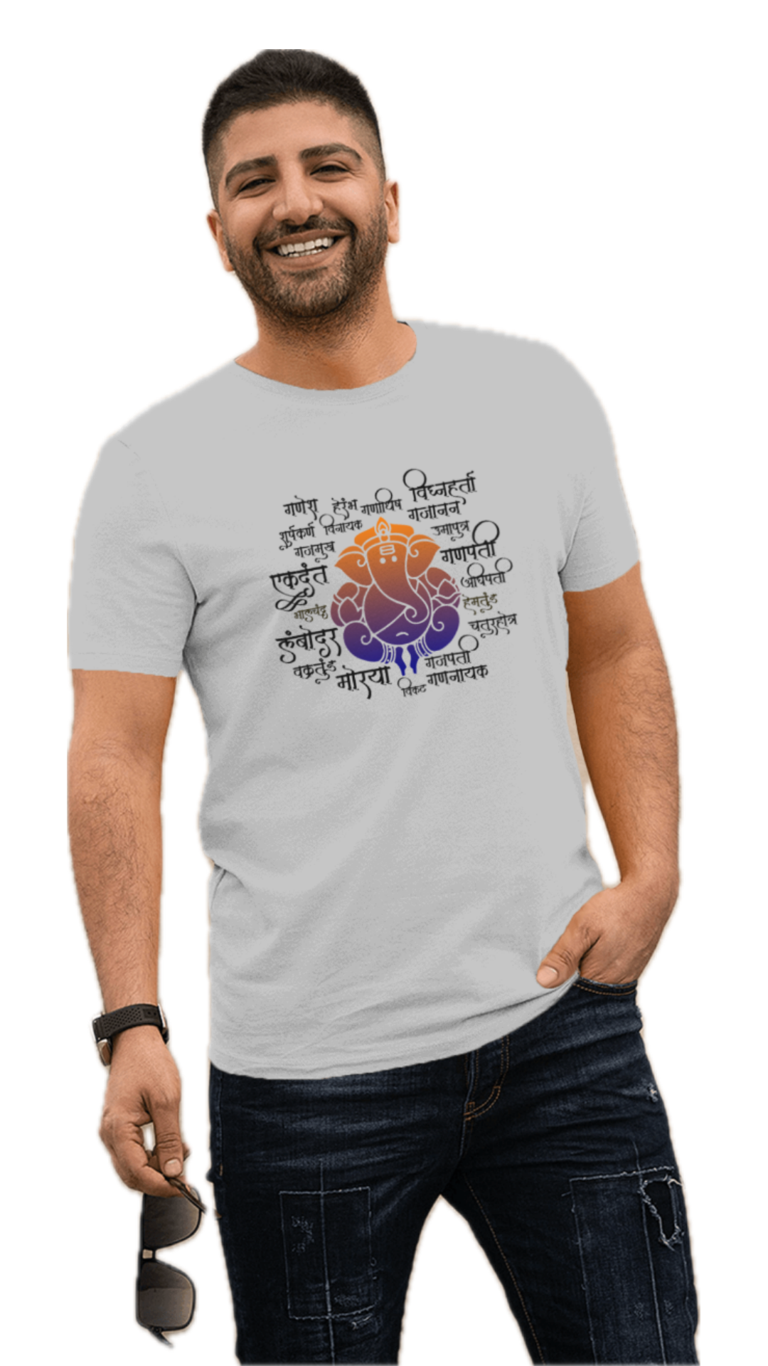 Ganesha 21 - TrendsOnMove Unisex Graphic Printed T-Shirt