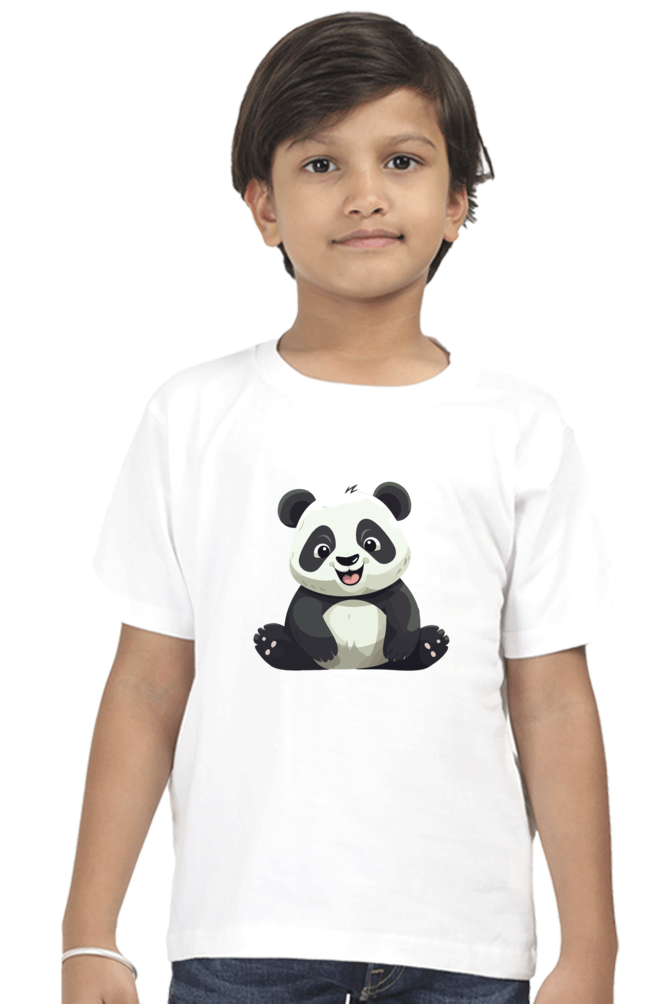 Laughing Panda - TrendsOnMove Unisex Graphic Printed Kids T-Shirt