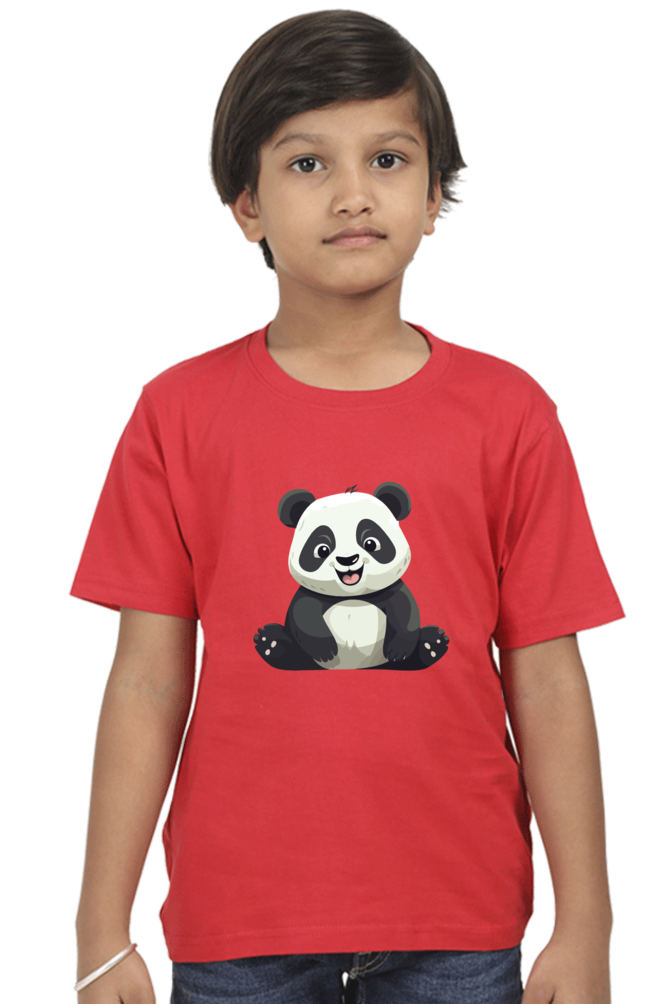 Laughing Panda - TrendsOnMove Unisex Graphic Printed Kids T-Shirt