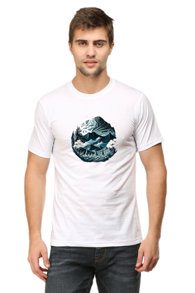 In The Mountains - TrendsOnMove Unisex Graphic Printed T-Shirt