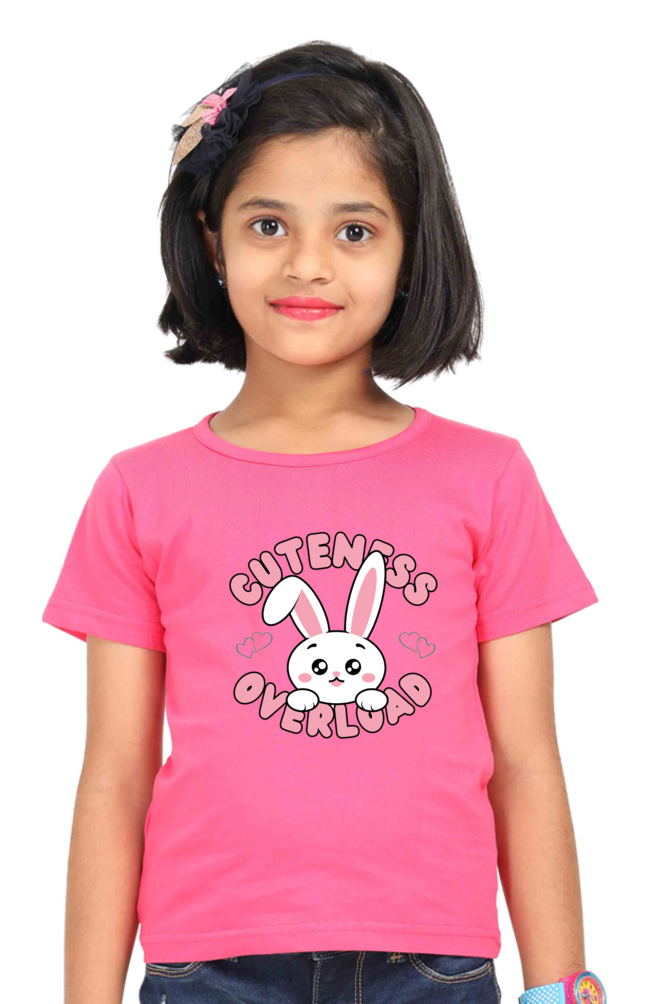 Cuteness Overload - TrendsOnMove Kids Graphic Printed T-Shirt
