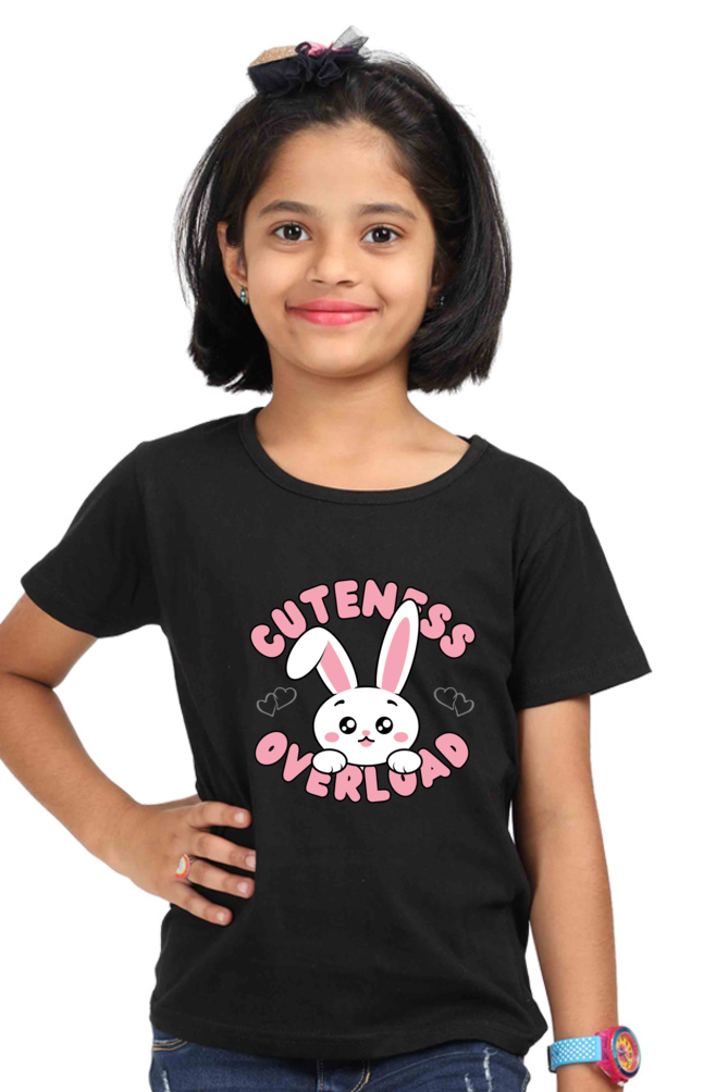 Cuteness Overload - TrendsOnMove Kids Graphic Printed T-Shirt