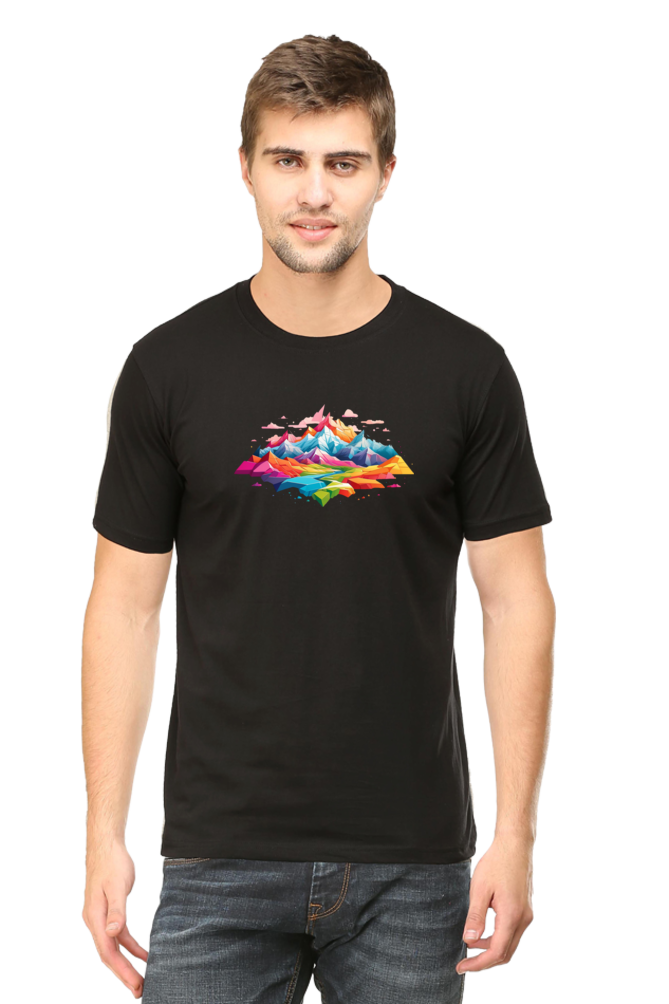 Mountains - TrendsOnMove Unisex Graphic Printed T-Shirt