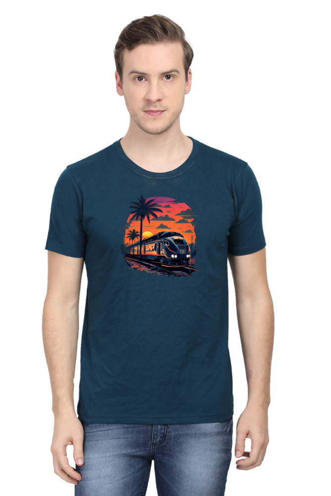 The Train - TrendsOnMove Unisex Graphic Printed T-Shirt