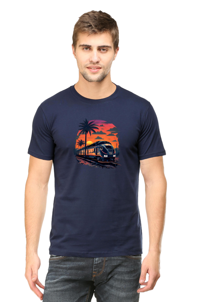 The Train - TrendsOnMove Unisex Graphic Printed T-Shirt