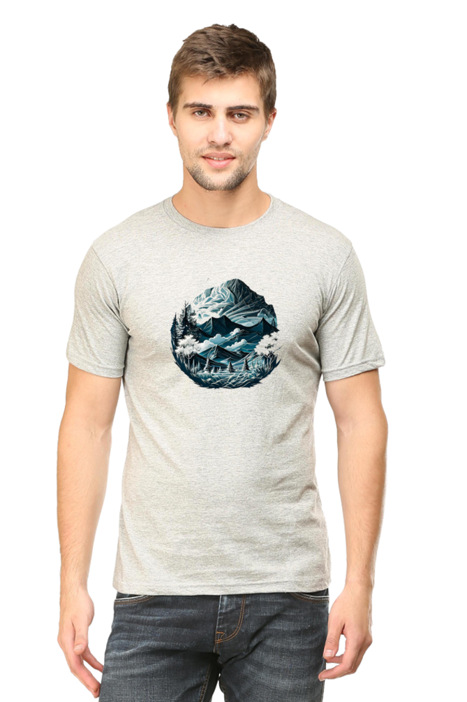 In The Mountains - TrendsOnMove Unisex Graphic Printed T-Shirt