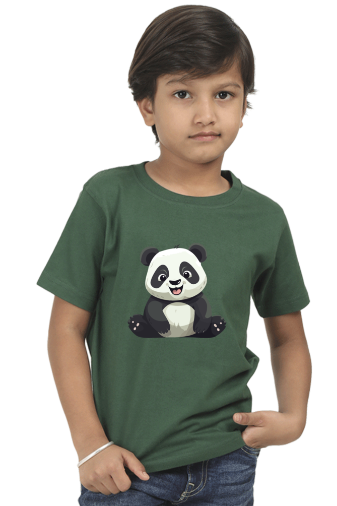 Laughing Panda - TrendsOnMove Unisex Graphic Printed Kids T-Shirt