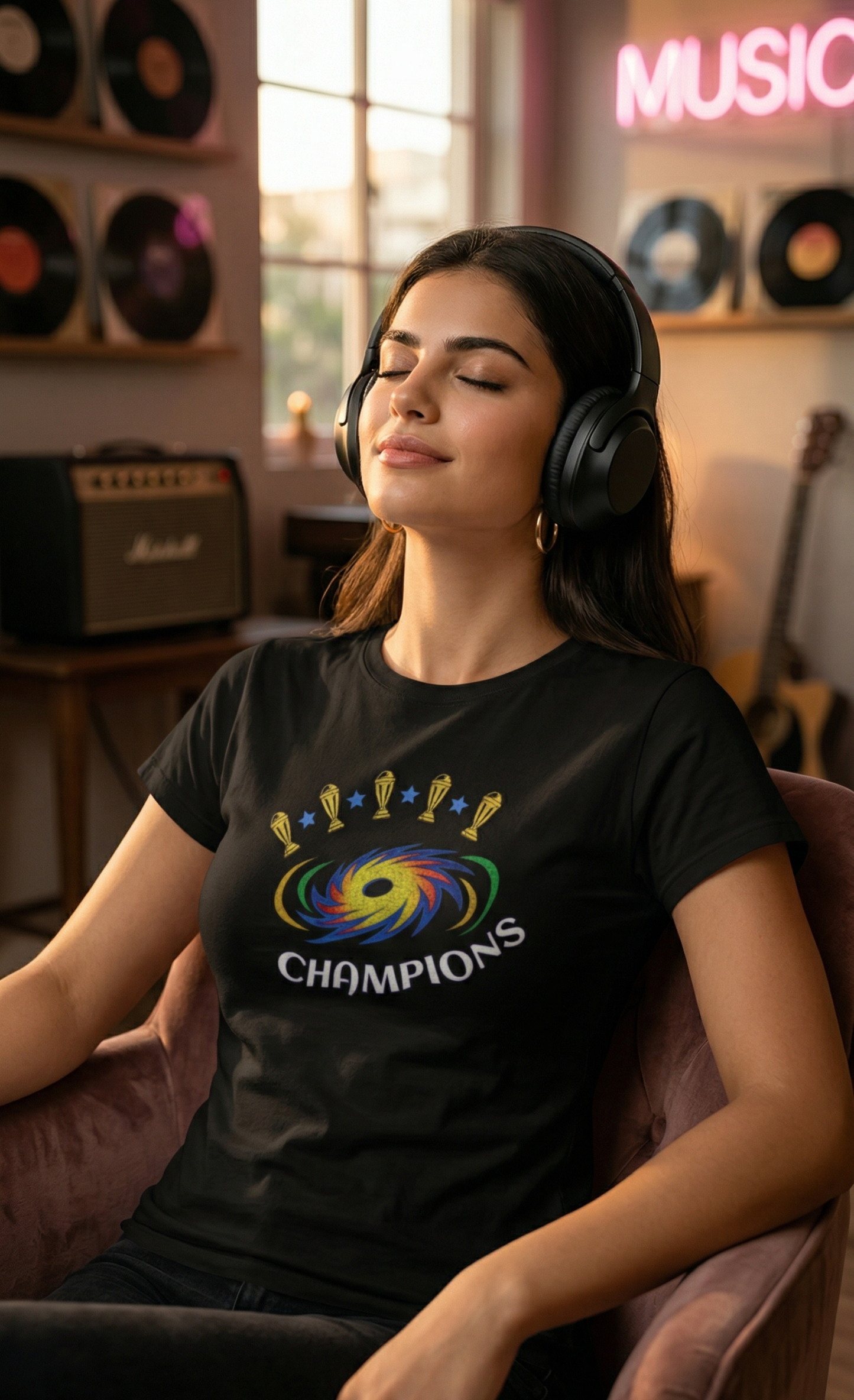Cricket Champ - TrendsOnMove Graphic T-Shirt