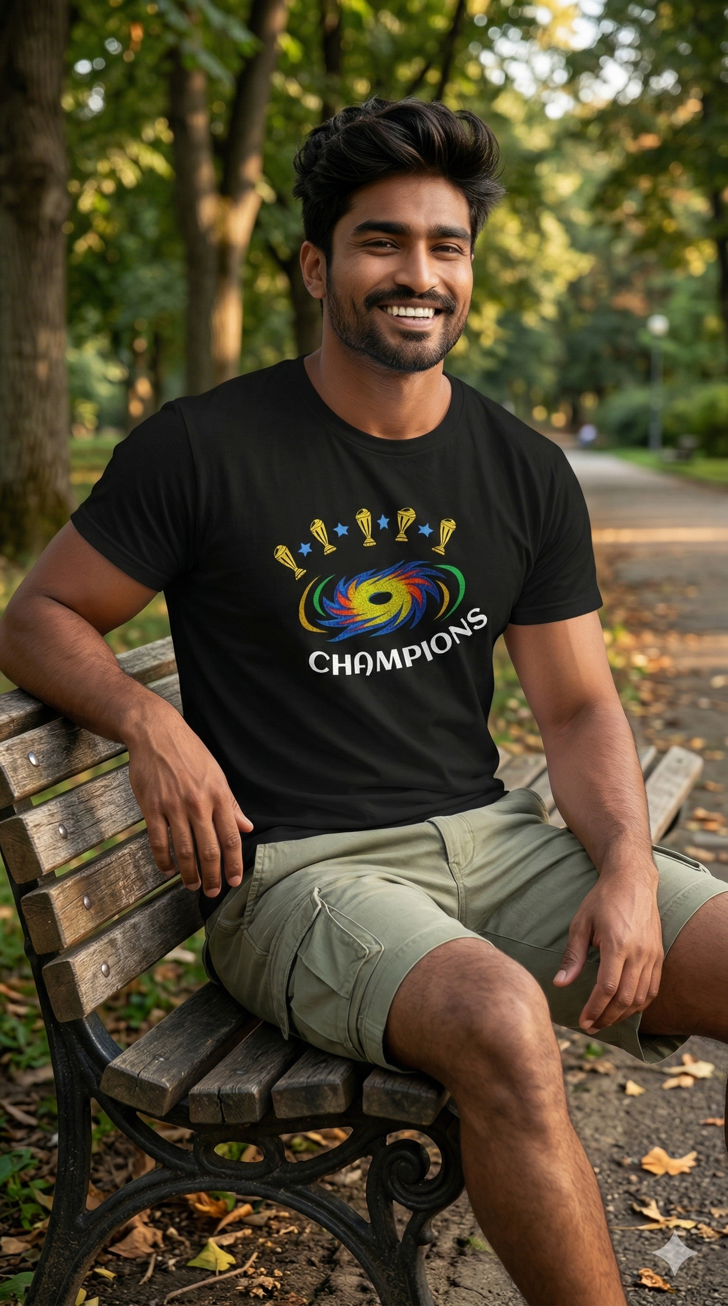 Cricket Champion - TrendsOnMove Unisex T-Shirt (Front & Back)