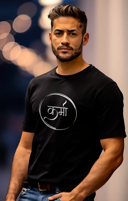 Karma - TrendsOnMove Unisex Graphic Printed T-Shirt