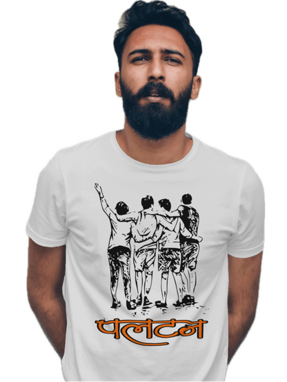 Paltan - TrendsOnMove Cotton Printed T-Shirt
