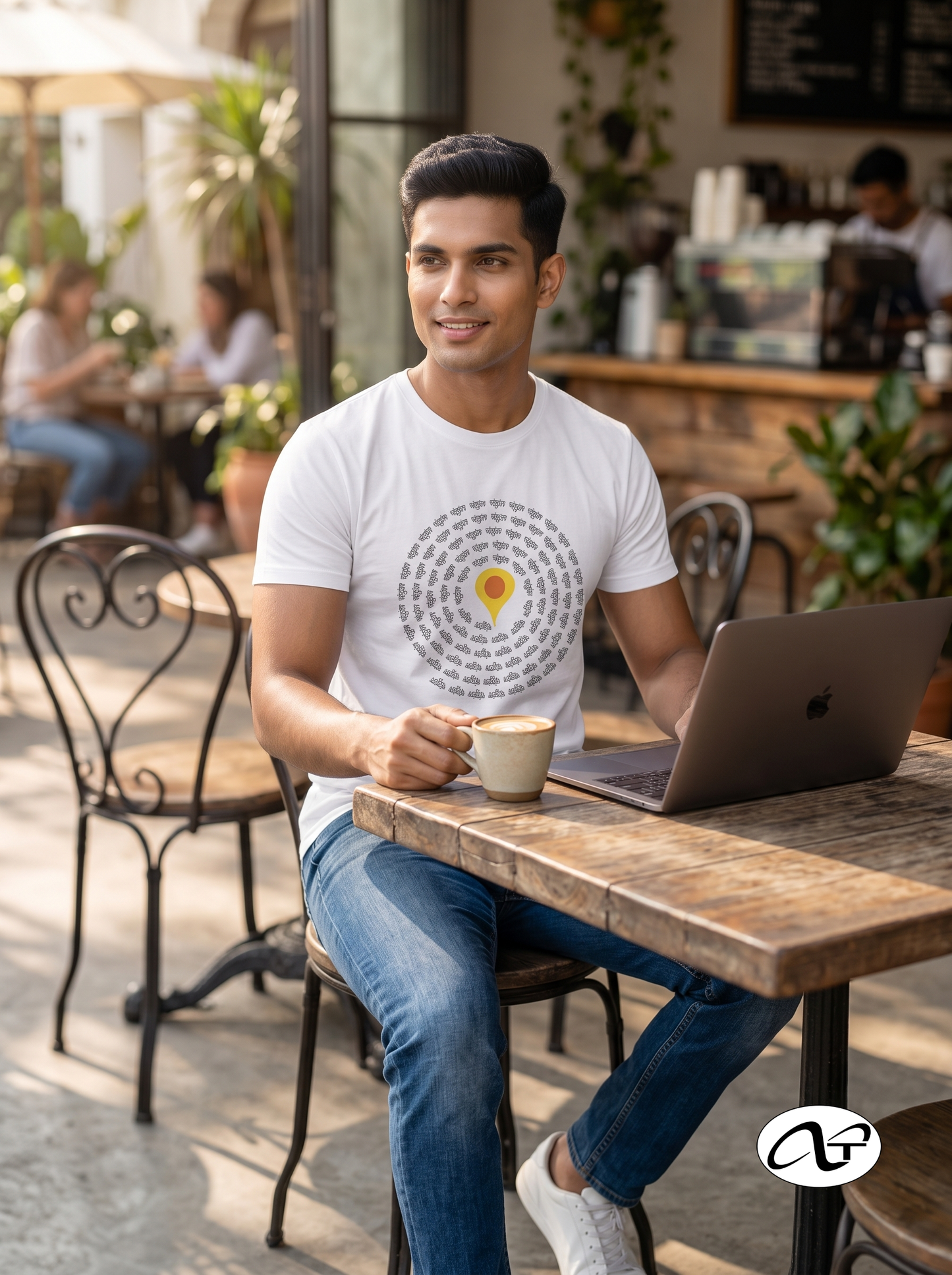 Pandurang Infinity - TrendsOnMove Cotton T-Shirt