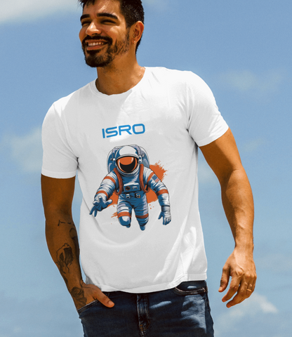 ISRO - TrendsOnMove Cotton Printed T-Shirt