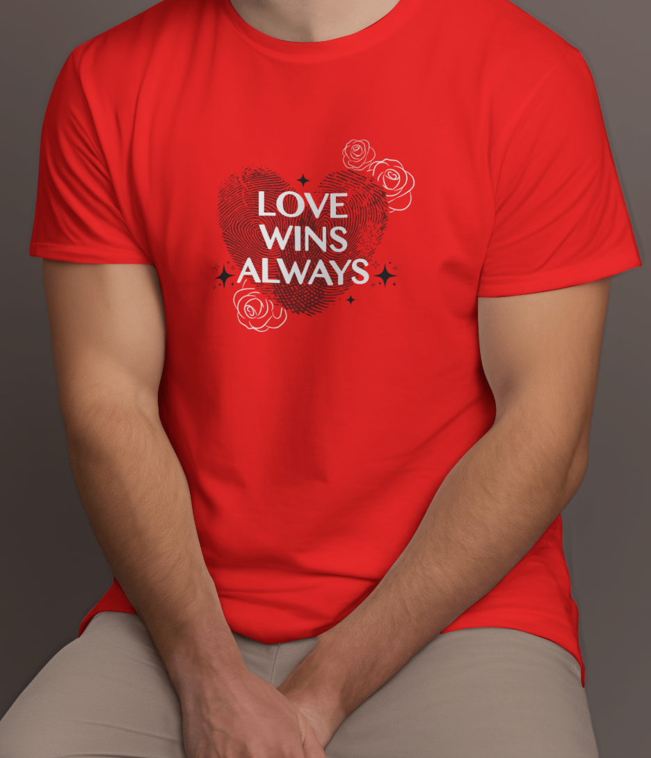 Love Wins Always - TrendsOnMove Unisex Printed T-Shirt