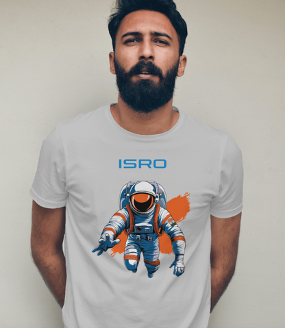 ISRO - TrendsOnMove Cotton Printed T-Shirt