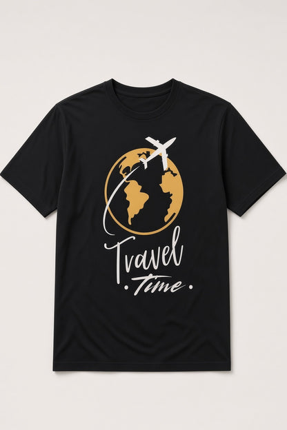 Travel Time - TrendsOnMove Unisex Graphic Printed T-Shirt