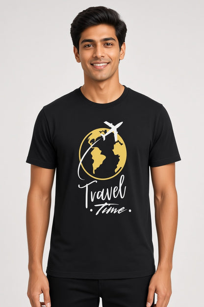 Travel Time - TrendsOnMove Unisex Graphic Printed T-Shirt
