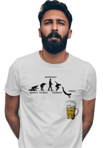 Week Cycle - TrendsOnMove Graphic Printed T-Shirt