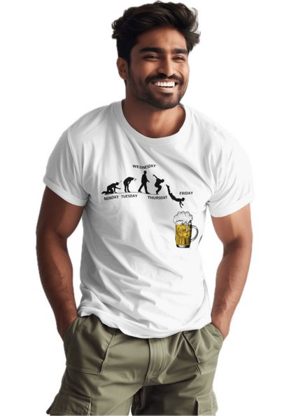 Week Cycle - TrendsOnMove Graphic Printed T-Shirt