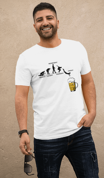 Week Cycle - TrendsOnMove Graphic Printed T-Shirt