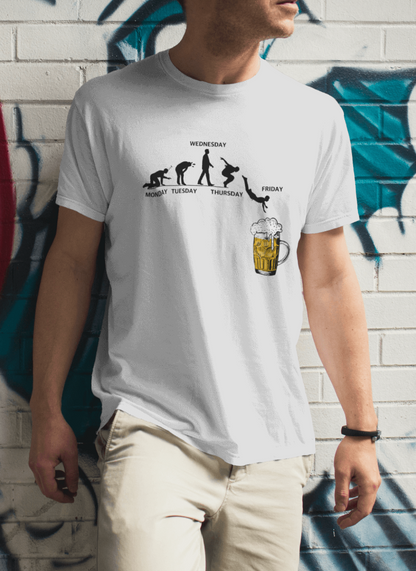 Week Cycle - TrendsOnMove Graphic Printed T-Shirt